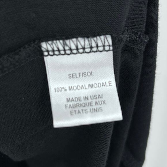 Haute Hippie Back Cut-out Maxi Dress Black Front Slit Rocker Women’s Size Small - Picture 8 of 11